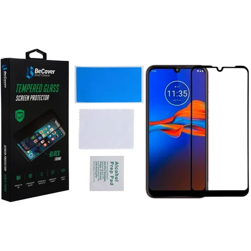 Аксессуар для смартфона BeCover Tempered Glass Black for Motorola Moto E6i (706654)