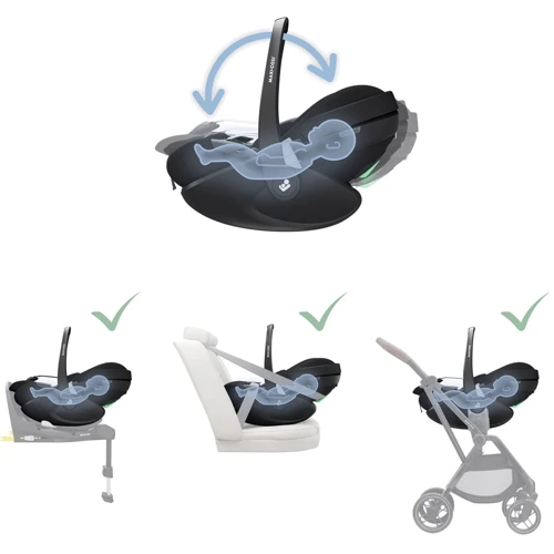 Автокрісло Maxi-Cosi Pebble 360 Pro2 Twillic Black (8052390110) фото 16