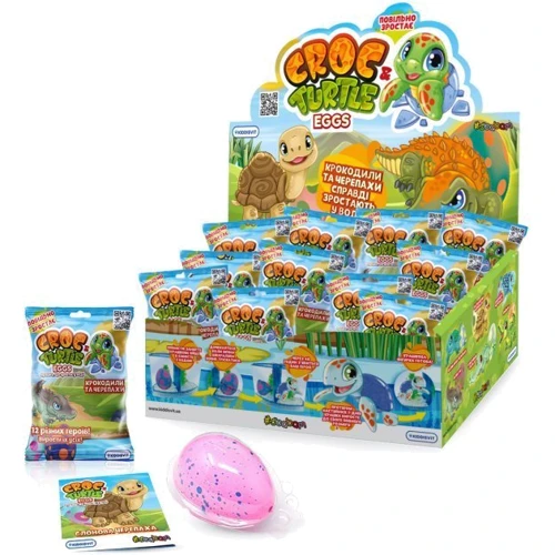 Растущая фигурка #sbabam Croc and Turtle eggs Крокодилы и черепахи (T070-2019): Тип Игровая фигурка