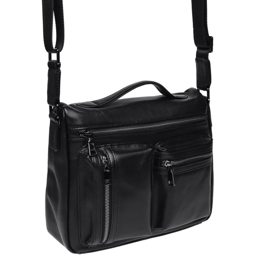 Мужская сумка мессенджер Ricco Grande черная (K16362-black): Страна производитель Китай