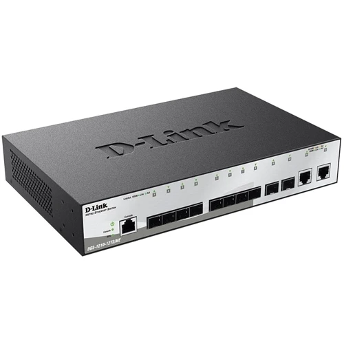 Мережевий комутатор D-Link DGS-1210-12TS/ME/B1A: Кількість портів Fast Ethernet (10/100) 10
