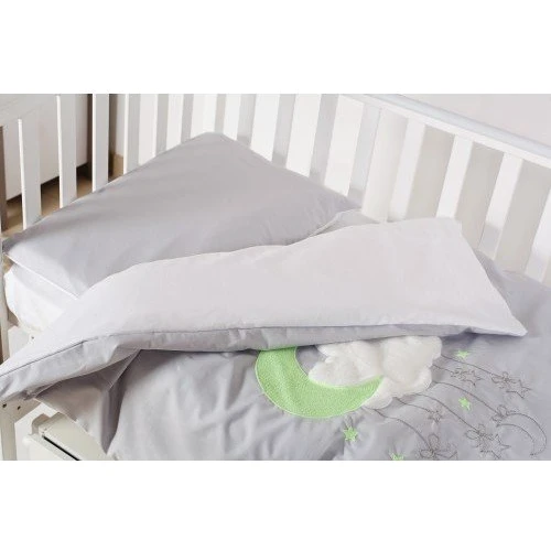 Сменная постель 3 эл. Babycentre&Twins Moonlight 4011-ZBTMO-010, grey, серая: Тип постельный комплект
