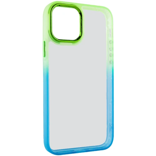 Чехол для iPhone TPU Case TPU+PC Fresh Sip Turquoise/Citric for iPhone 12 Pro Max