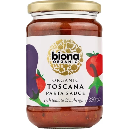 Соус Тоскана для пасты Biona Organic Toscana Pasta Sauce органический 350 г (5032722306455)