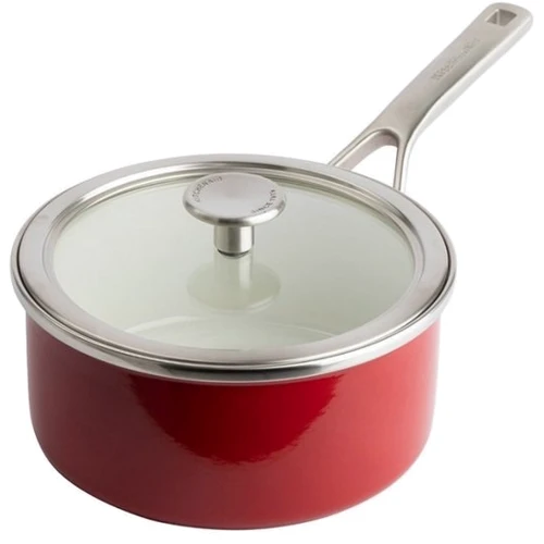 Набір посуду KitchenAid Steel Core 8 предметів 16/20/24 см 1.3/3.7/6 л червоний (CC004920-001) фото 5