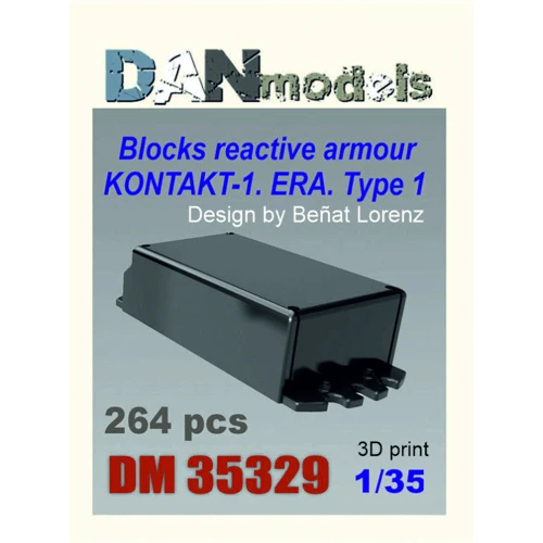 Набор деталировки DAN models блоки динамической защиты "Контакт-1" 264 шт. (Набор №1) (DAN35329)