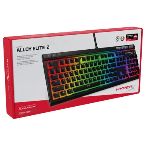 Клавиатура HyperX Alloy Elite II (HKBE2X-1X-RU/G): Тип клавиатуры мультимедийная