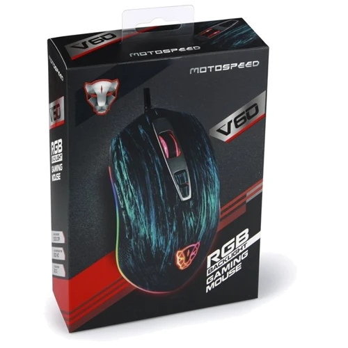 Мышь Motospeed V60 Van Gough Blue (mtv60van): Вес 102 г