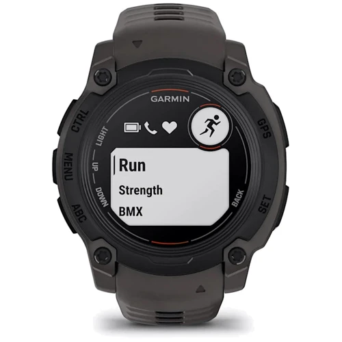 Смарт-часы Garmin Instinct E 40mm Black with Charcoal Band (010-02932-00): Дисплей 0.86" Transflective (166x166)