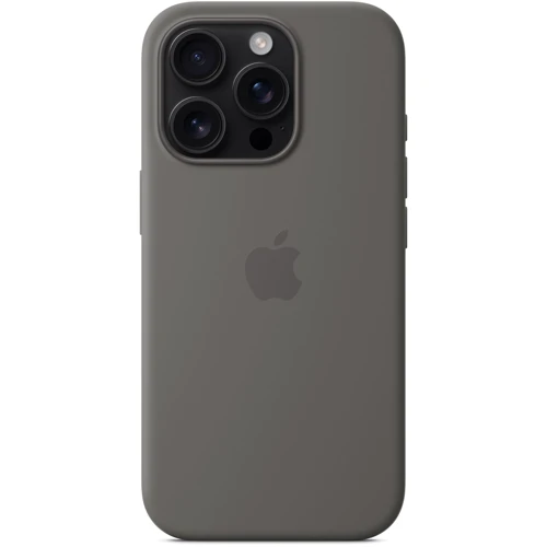 Чехол для iPhone Apple iPhone 16 Pro Silicone Case with MagSafe - Stone Gray (MYYL3ZM/A): Тип чехла накладка на заднюю часть