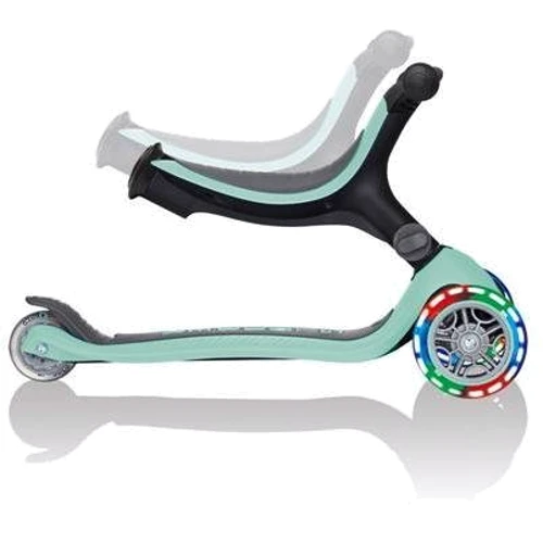 Самокат Globber Go Up Foldable Plus Lights Mint (мятный): Конструкция рамы складная