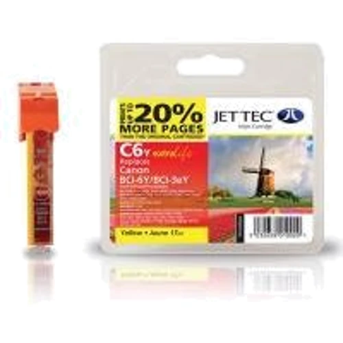 Картридж Jet Tec CANON BCI-3/BCI-6 Yellow (110C000604)