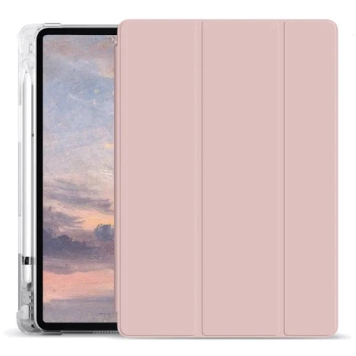 Аксессуар для iPad BeCover Case Book Soft TPU with Pencil mount Pink (707536) for iPad 10.2" (2019-2021): Материал искусственная кожа