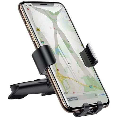 Держатель Baseus Car Holder CD Slot Mount Metal Age Gravity Black (SUYL-J01) фото 5