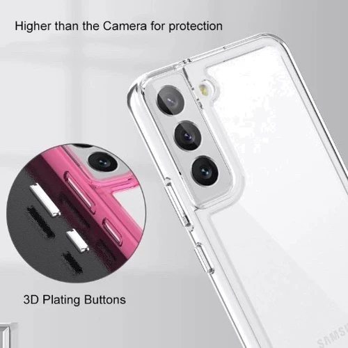Аксесуар для смартфона Mobile Case TPU+PC Metal Buttons Clear для Samsung S911 Galaxy S23: Сумісність Samsung S911 Galaxy S23