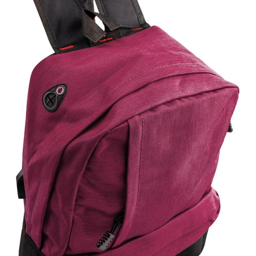 Мужской рюкзак Valiria Fashion бордовый (DETAU2600-1): Застежка Молния