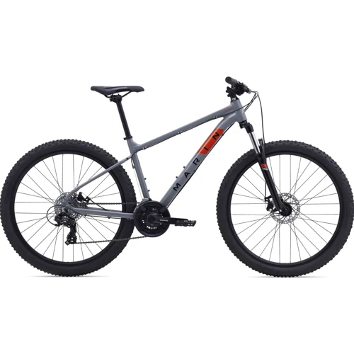 Велосипед Marin BOLINAS RIDGE 1 27.5" рама - M 2023 Gloss Grey/Black/Roarange: Материал рамы Алюминий
