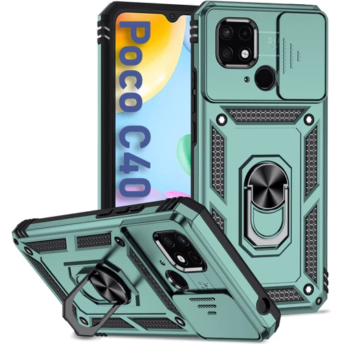 Чехол для телефонов BeCover Military Dark Green for Xiaomi Poco C40 (708204)