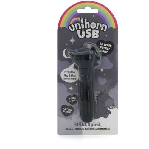 Вібратор-єдиноріжка Unihorn USB Bullet - Wild Spirit, віброкуля, USB зарядка