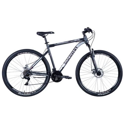 Велосипед Discovery TREK AM DD ST 29" рама 2024 (серо-красный (м)) (OPS-DIS-29-166)