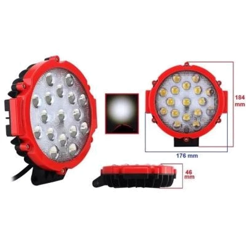 Светодиодная фара AllLight 51W-Red 9-30V spot 17 chip OSRAM: Производитель AllLight