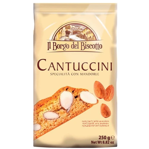 Печенье кантучини Il Borgo del Biscotto с миндалем 250 г (8032755321194)