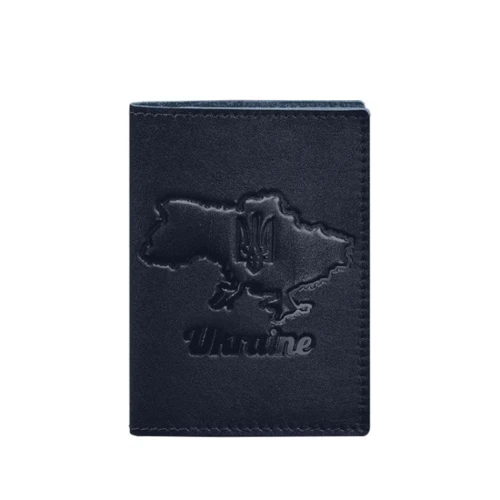 Обложка для паспорта BlankNote синяя (BN-OP-UA-M-navy-blue)
