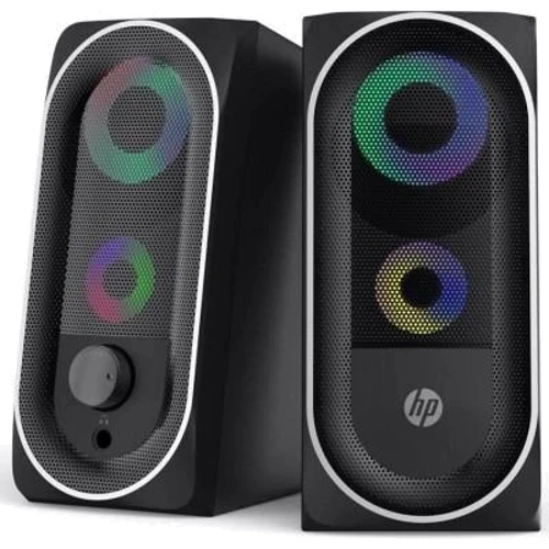 Акустична система HP 2.0 DHE-6001 LED RGB 6W Black: Формат акустики 2.0