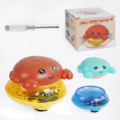 Іграшка для ванної Крабик з фонтаном 2 кольори (7020): Виробник Noname