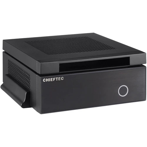 Корпус Chieftec Compact IX-03B (IX-03B-OP): Матеріал передній панелі пластик