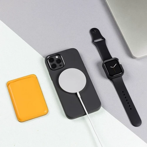 Чехол для iPhone SwitchEasy MagSkin MFM Black (GS-103-179-224-11) for iPhone 12 Pro Max: Цвет черный
