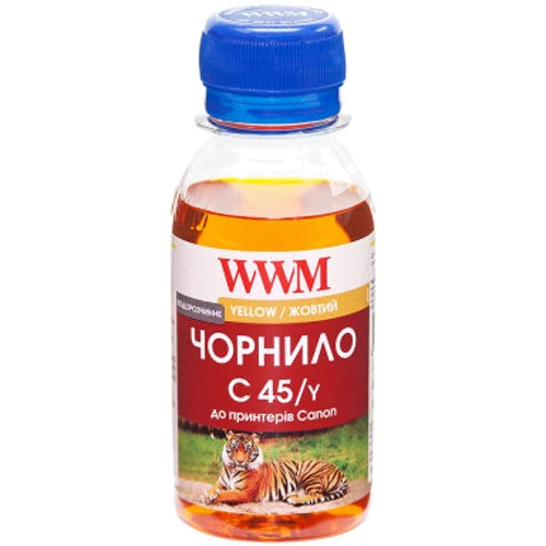 Чернила WWM Canon CL-441/CL-446/CLI-451Y 100г Yellow Water-soluble (C45/Y-2)