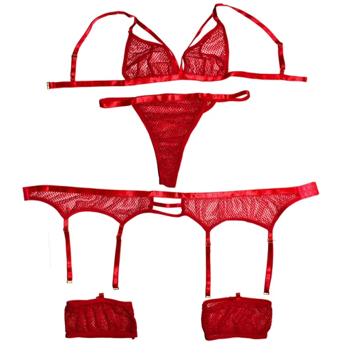 Эротический комплект NDS 5274-1 Burgundy S/M (23532)