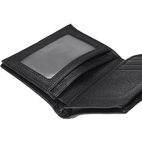 Чоловіче портмоне Keizer чорне (k1abf2127-2-black): Формат гаманця вертикальний