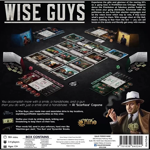 Настольная игра Gale Force Nine Wise Guys - EN НА АНГЛИЙСКОМ ЯЗЫКЕ: Производитель Gale Force Nine