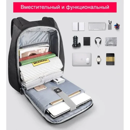 Сумка для ноутбуков Tigernu 15.6" T-B3615B Black фото 7