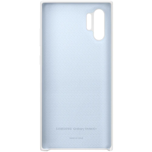 Аксессуар для смартфона Samsung Silicone Cover White (EF-PN975TWEGRU) for Samsung N975 Galaxy Note 10 Plus: Материал силикон