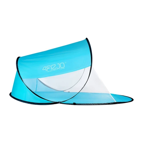 Палатка 4FIZJO Pop Up пляжная бело-голубая 120 x 190 см (4FJ0223)