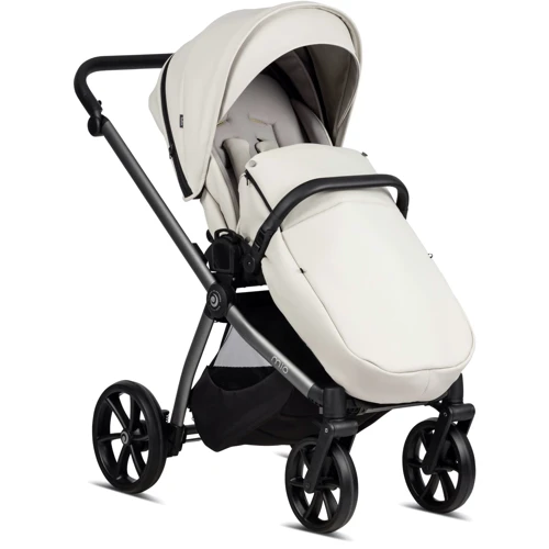 Универсальная коляска 2 в 1 Tutis Mio Leather Light Grey (1232057): Материал колес EVA