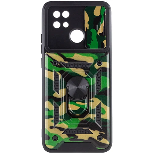 Аксесуар для смартфона Mobile Case Camshield Serge Ring Camo Army Green для Xiaomi Redmi 9C / Xiaomi Redmi 10A: Колір хаки