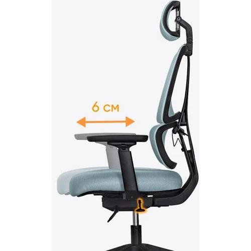 Комплект Mealux PowerDesk Lite White + Leo Air Plus Grey Blue (EVO-201 Lite W/W +Y 546 KBGL)