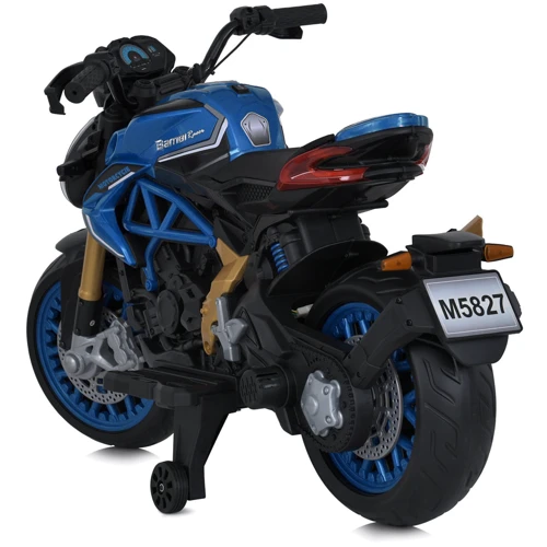 Детский двухколесный электромотоцикл Bambi синий (M 5827EL-4)