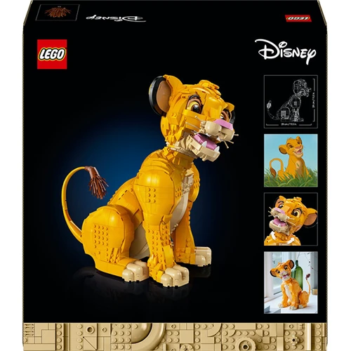 Конструктор LEGO Disney Classic Юний король Лев Сімба (43247): Серія Disney