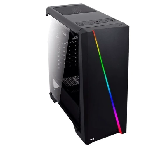 Корпус Aerocool PGS CYLON (Black): Матеріал передній панелі сталь