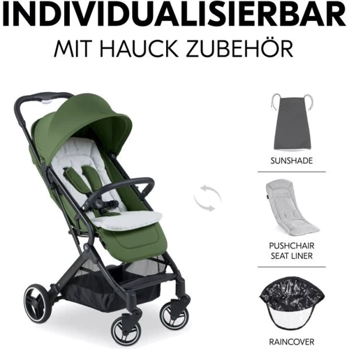 Коляска прогулочная Hauck Travel N Care Plus Green (16027-5): Количество блоков 1