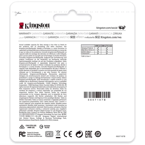 USB-флешка Kingston 512GB Kyson USB 3.2 Silver/Black (DTKN/512GB) фото 9