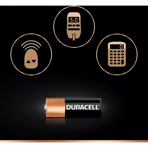 Батарейка Duracell алкалiнова для електронних приладів 12V MN21 1шт. фото 3