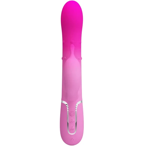 Вибратор с ротацией LYBAILE Pretty Love Shima Pink (BW-500051-4)