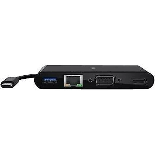 Адаптер Belkin Adapter USB-C to HDMI+VGA+USB+RJ45 Black (AVC004BTBK) фото 4