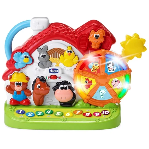 Игрушка двуязычная Chicco Ферма русский + английский (09604.00.18)